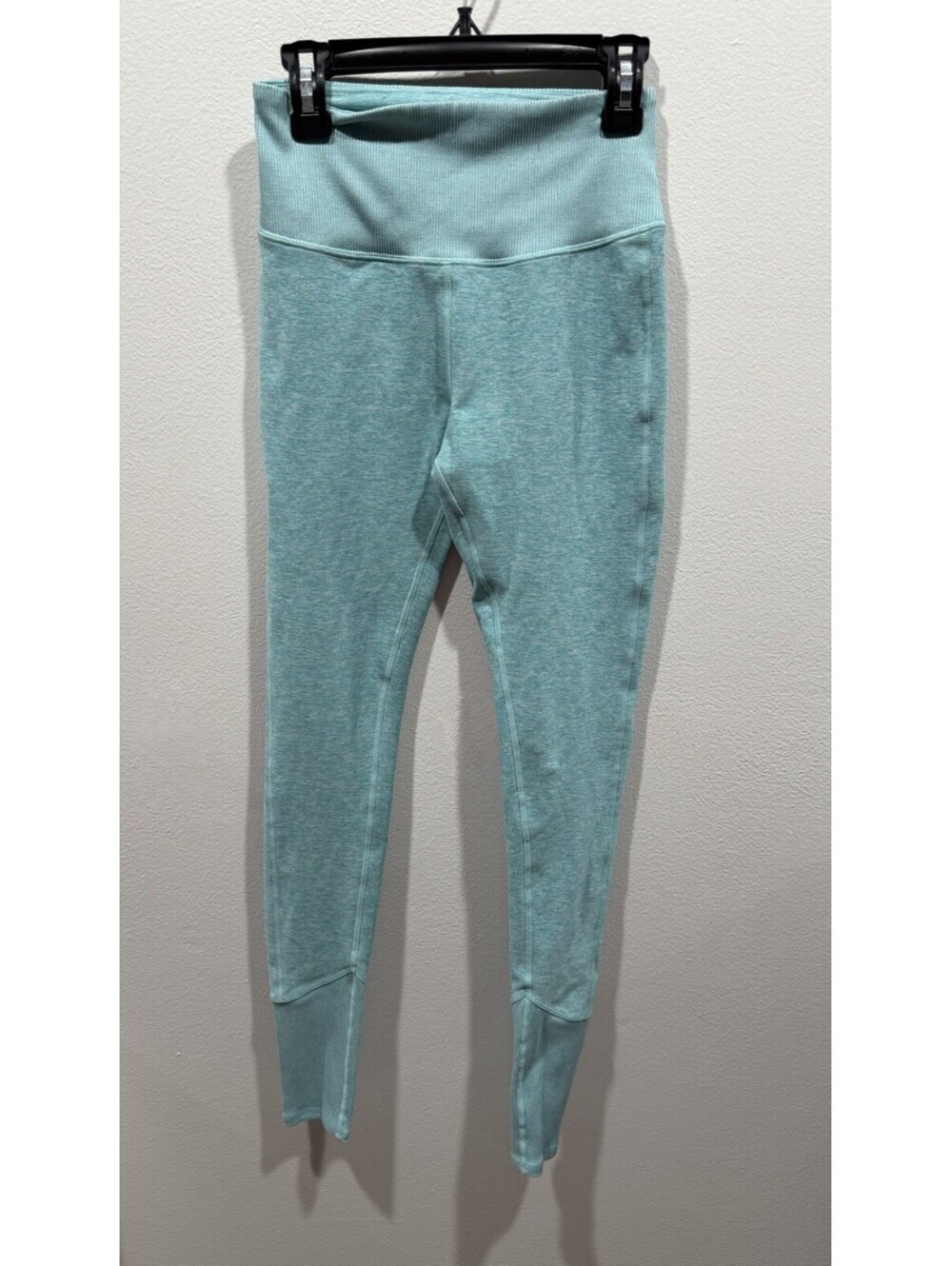 Alo Yoga Blue Heather Alosoft Lounge Leggings Womens XS FLAWED